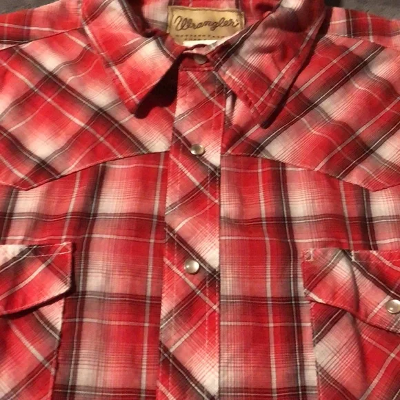 Wrangler snap shirt long sleeve - Picture 2 of 6